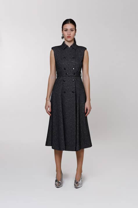 Cadore | Midi dress in tweed lurex | Crida Milano