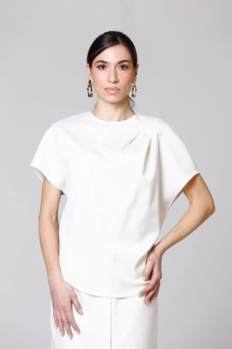 Caorle | Blouse in faille | Crida Milano